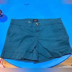 Teal American eagle shorts